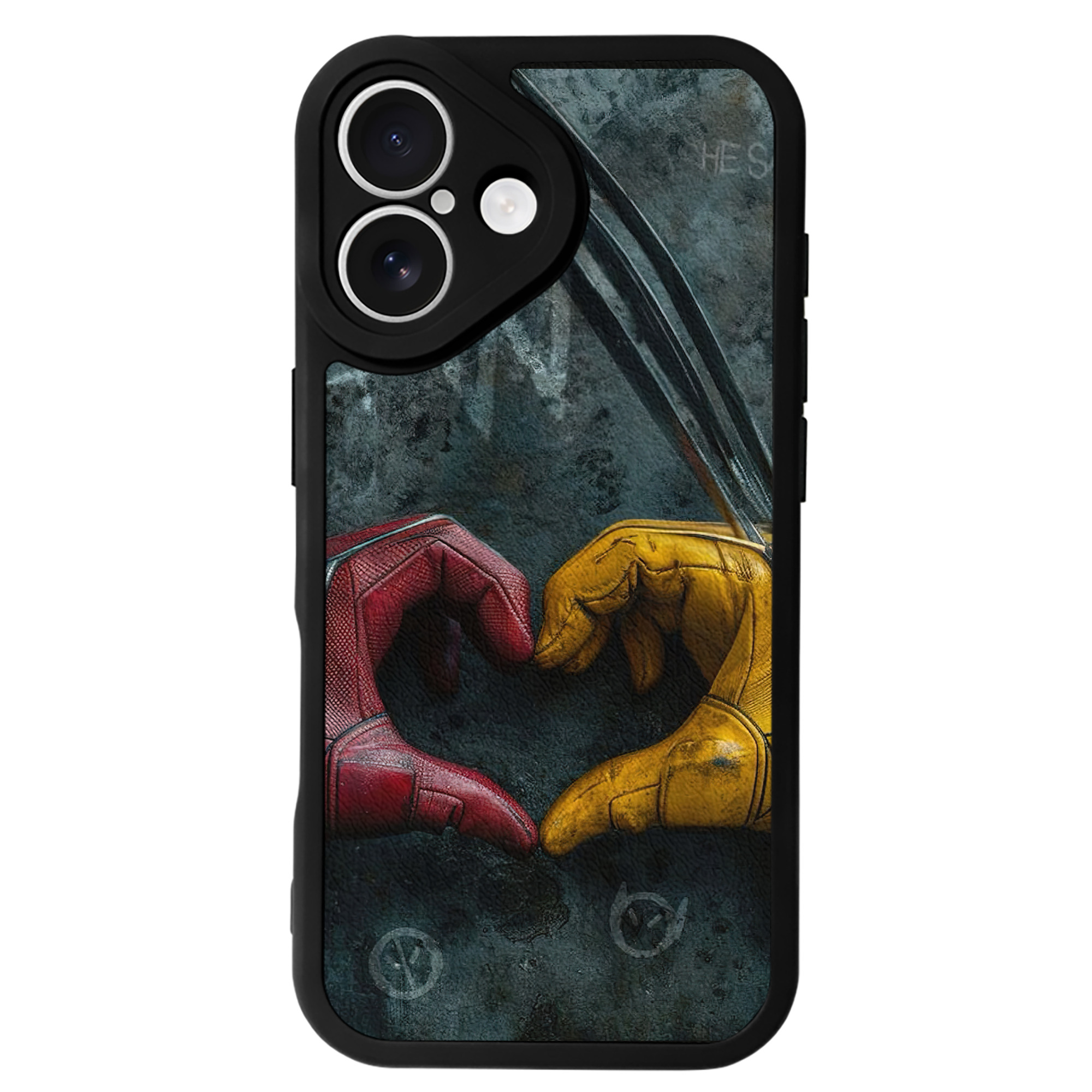 （画像用） Deadpool デッドプール 【iPhone 16シリーズ対応】シリコンスマホケース（レザー調） 材質：シリコン